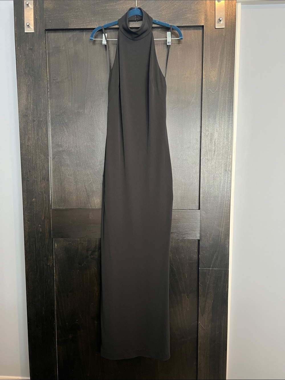 Lauren Ralph Lauren Black High-Neck Maxi Dress